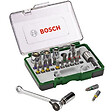 BOSCH - Set vissage mixte Bosch - Kit 27 pieces, Assortiment dEmbouts de Vissage avec Cliquet - vignette