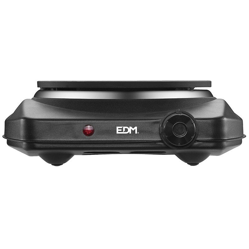 Plaque électrique 1400W Noire portable EDM Thermostat réglable Bricorama