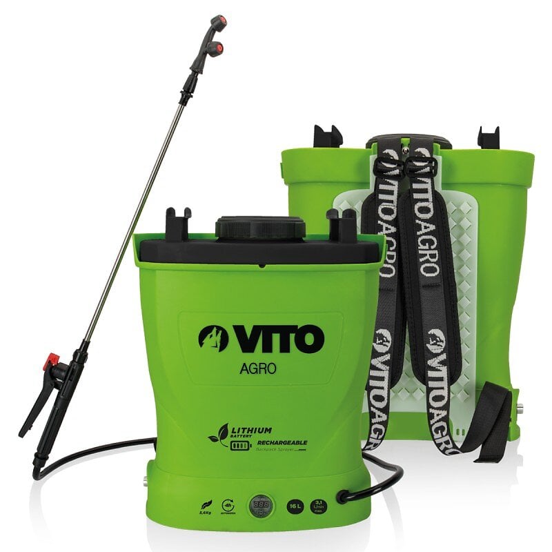 VITO - Pulvérisateur à batterie Lithium VITO 12V/6AH 16L 6 bars Poids léger Chargeur inclus Végetaux jardin toitures - large