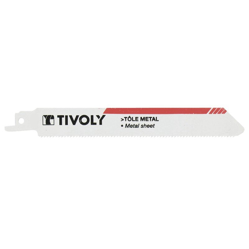 TIVOLY - Lame de scie sabre Tôle et Métaux TIVOLY HSS L150mm coupe tubes, plaques jusqu'à 10cm épaisseur - Haute Qualité - large