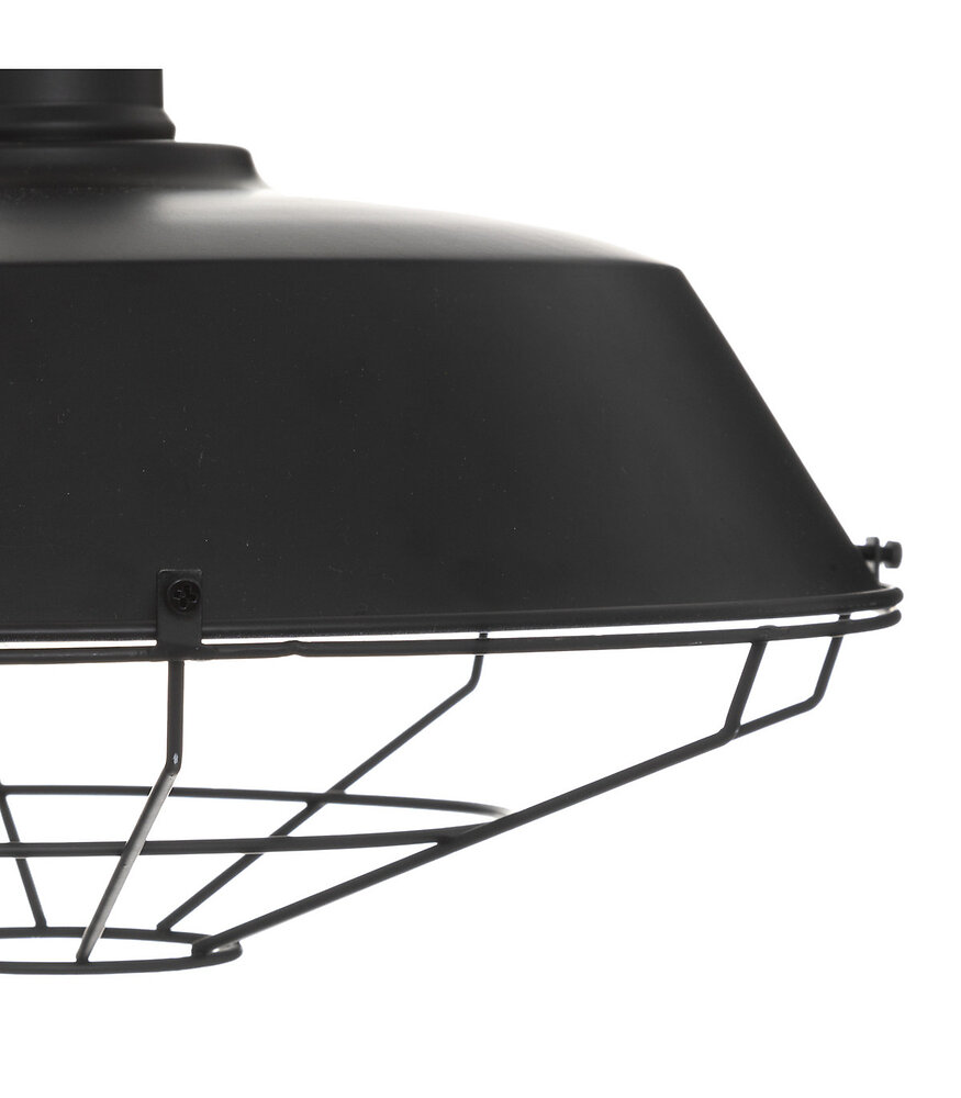 ATMOSPHERA - Luminaire Suspension en Métal Noir  D 35 cm - large