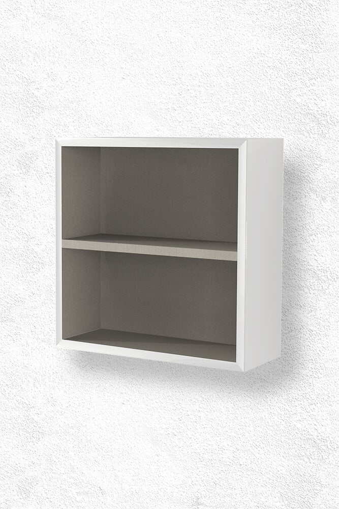 Petite armoire L40x15x40 blanc brillant