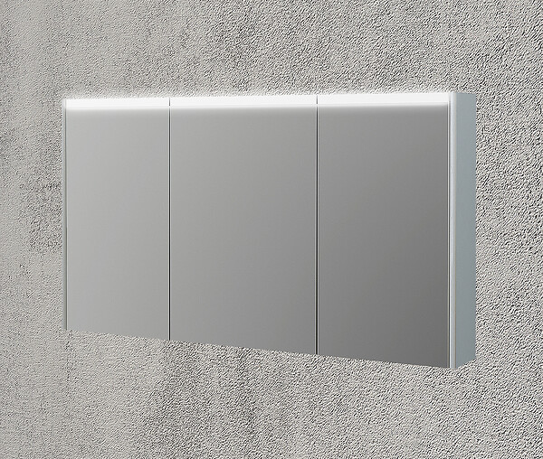 Armoire de toilette BADEN HAUS Miroir à LED 120x67cm 3 portes Bricorama