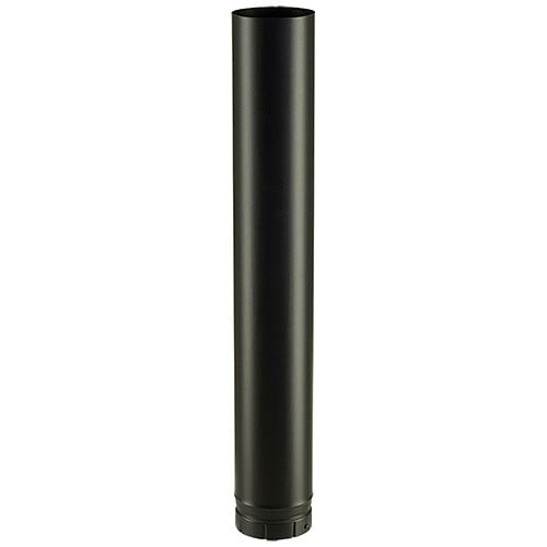 Tuyau de poêle Chapeau parapluie emaillé noir mat ø 150mm - Tubage Center