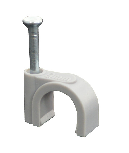 TIBELEC - 20 attaches plast. diam.9mm gr - large