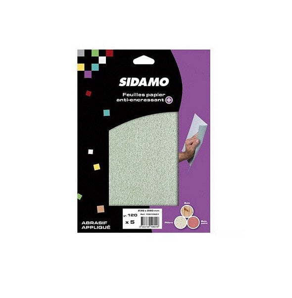 SIDAMO - 50 Feuilles Papier Anti-Encrassant Vs+ 230x280 Grain 180 Sidamo - large