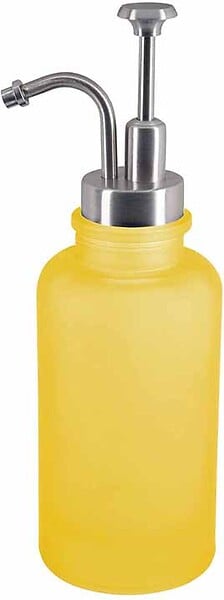 Boite à Cotons Verre YOKO Misty Gris Spirella | Castorama