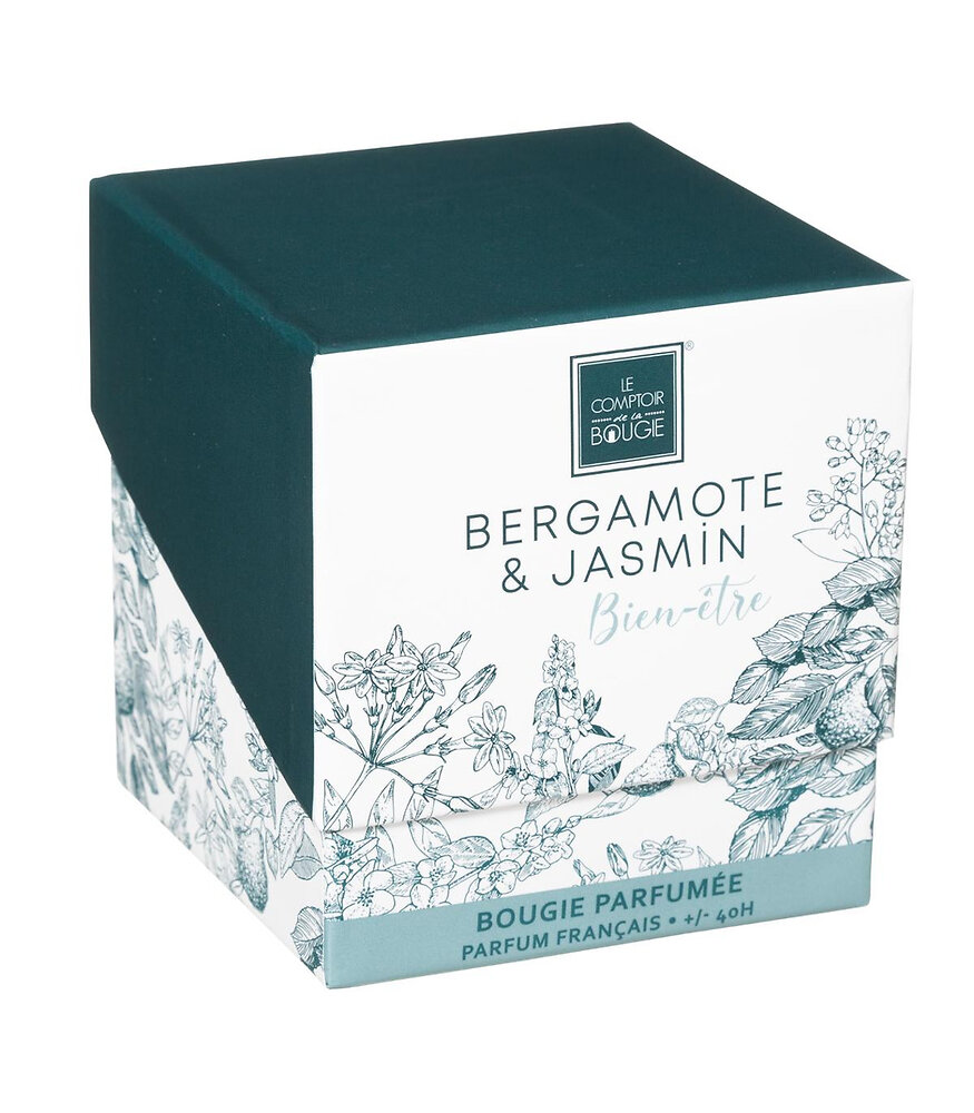 ATMOSPHERA - Bougie Parfumée Bergamote et Jasmin Pot en verre 210 G - large