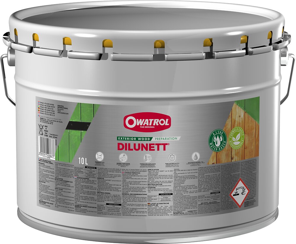 OWATROL - Décapant gélifié à l'eau sans efforts Owatrol DILUNETT  10 litres - large