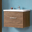 AICA SANITAIRE - Aica Sanitaire Ensemble meuble salle de bain et vasque 580x380x82 - vignette