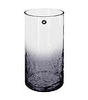 ATMOSPHERA - Vase cylindrique en Verre craquelé H 30 cm - vignette