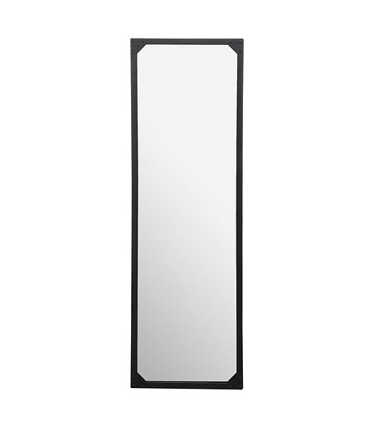 Miroir sur Pied Cadre Métallique Noir 36 x 150 c…