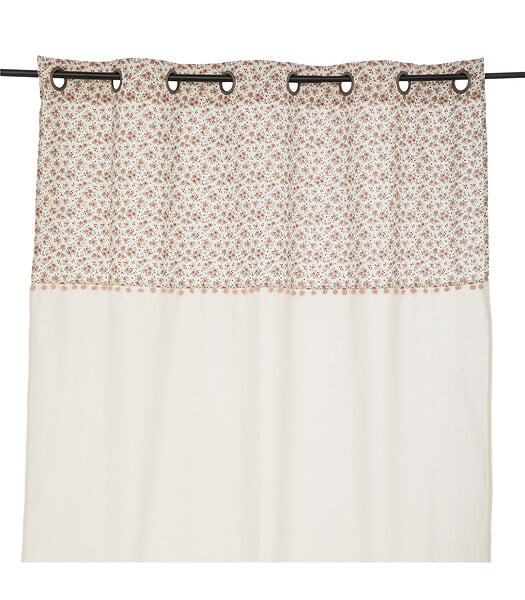 Top Finel Rideaux Voilages Motif de Fleurs pour Salon Chambre Cuisine