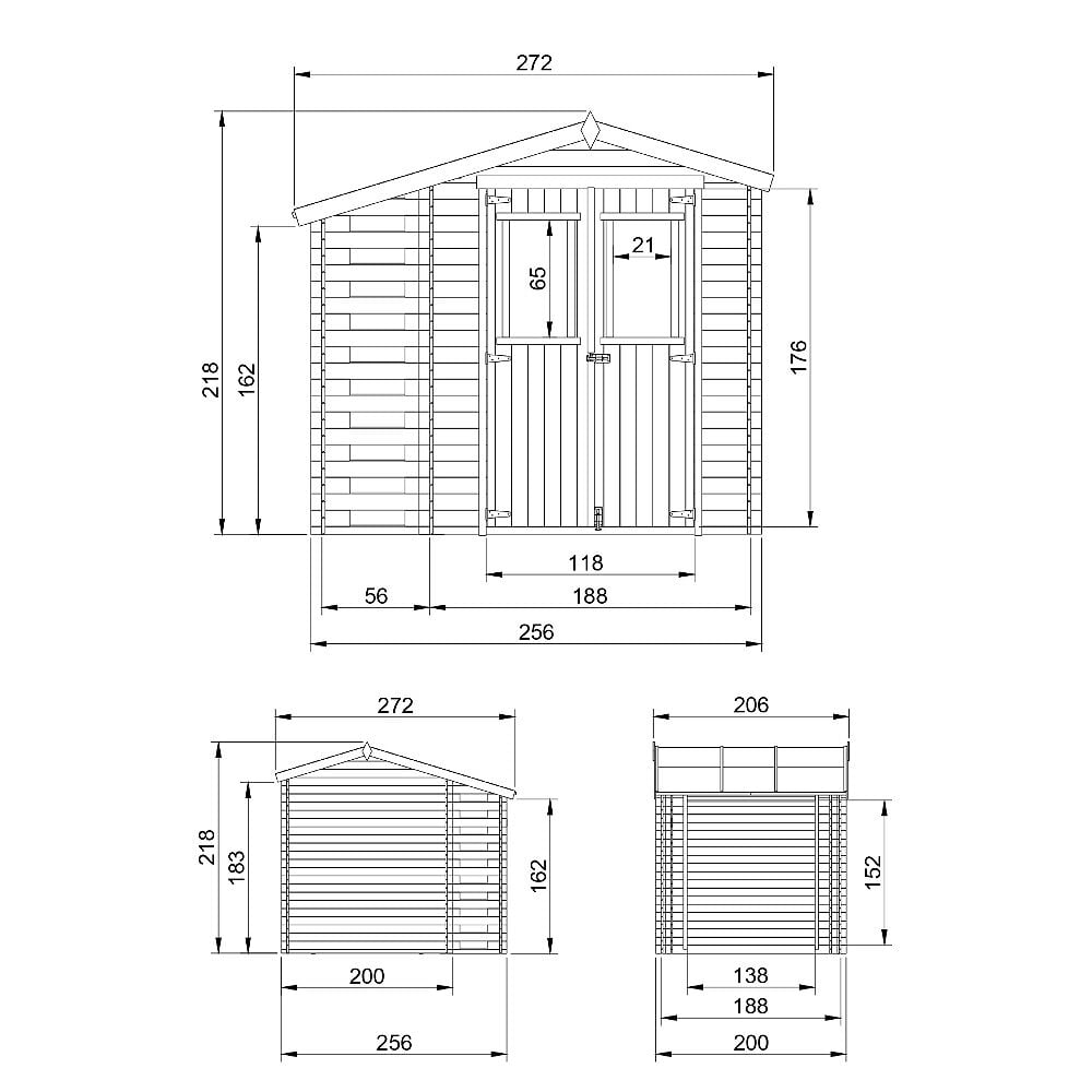 Timbela M C M G Abri De Jardin En Bois Et Range B Ches I Xl Xh Cm M