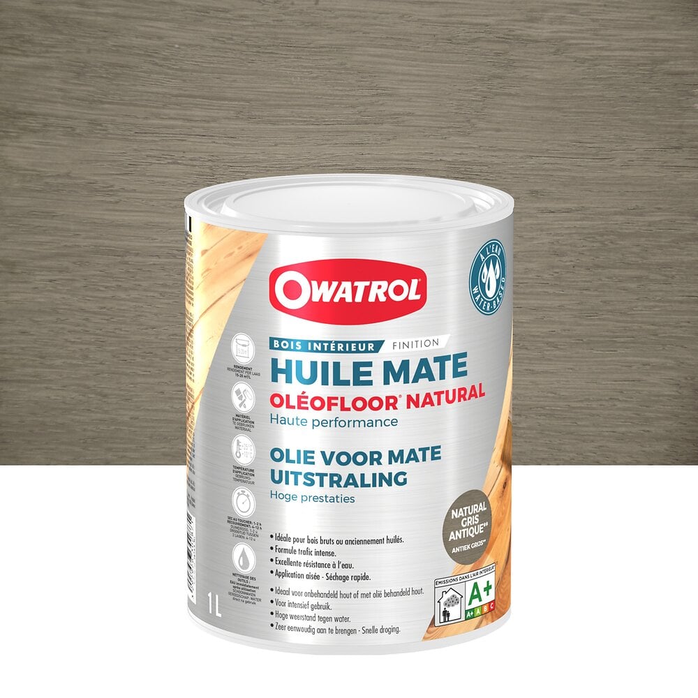 Huile naturelle écologique pour bois Perl'Oléo Parquet 5L