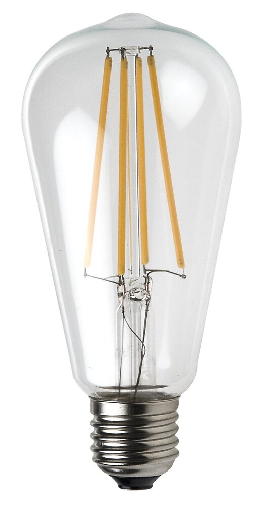 LAMPESECOENERGIE - Lot de 10 Ampoules Led Filament ST64 Style Edison Teardrop 7 watt (eq.52 watt) Culot E27 - large