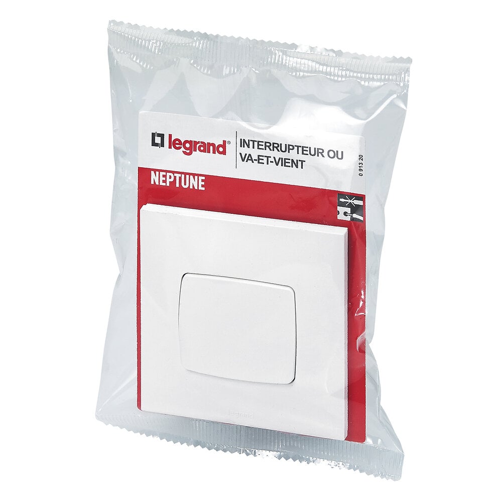 Legrand Neptune 2 10 A 230 V Va-et-vient Interrupteur (080501) | Achetez sur