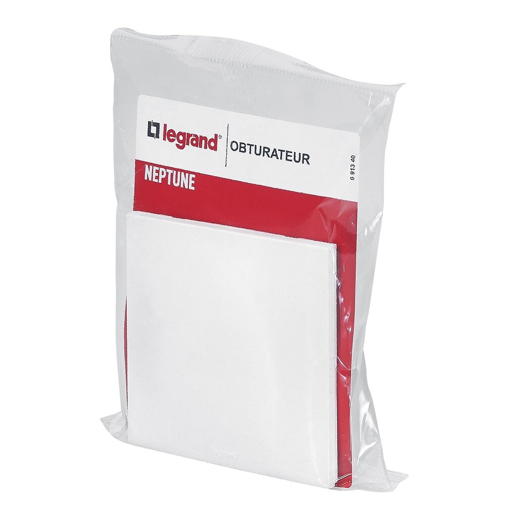 Plaque obturatrice Neptune blanc
