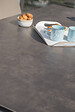 DCB GARDEN - Table de jardin plateau céramique structure inox gris - vignette