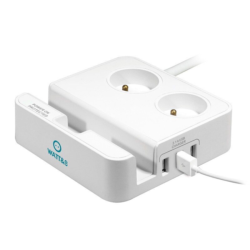 WATTANDCO - Station De Charge Wattload. 2x 16a+3 X Usb Charge Rapide 2.1a - large
