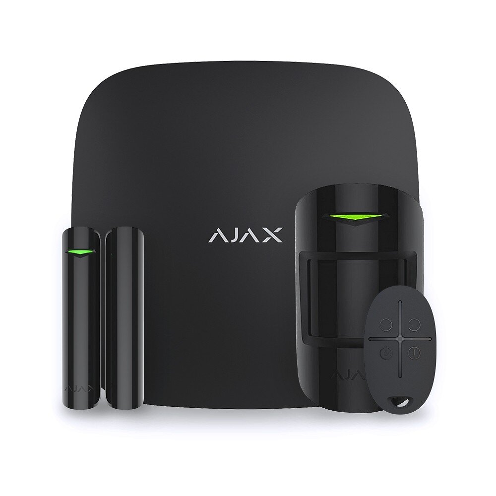 AJAX - Alarme maison Ajax StarterKit Plus noir - Alarme sans fil - large
