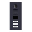 DOORBIRD - Portier vidéo IP 3 sonnettes avec lecteur de badge RFID Anthracite D2103V-RAL7016 V2 - Doorbird - vignette