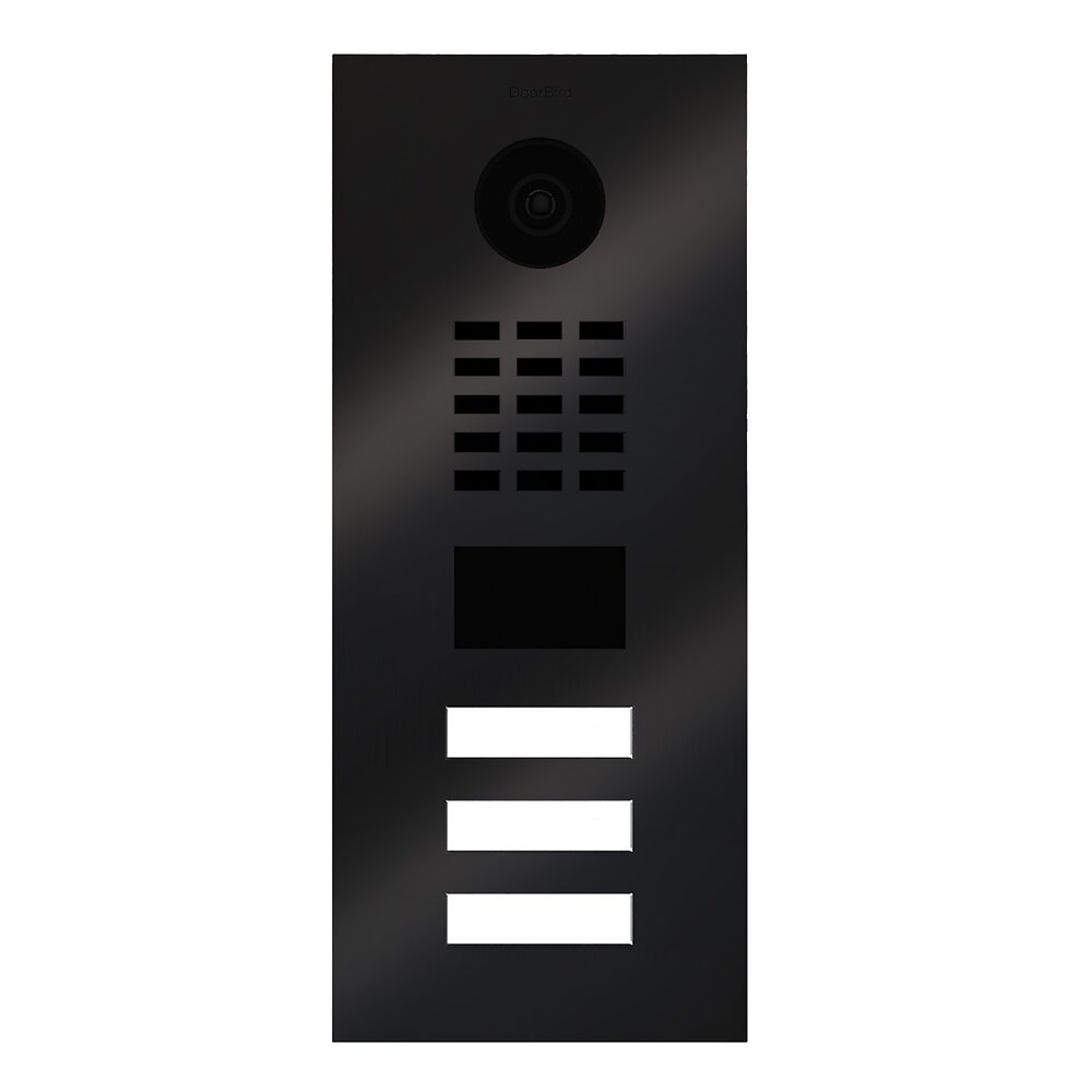 DOORBIRD - Visiophone IP 3 sonnettes + Carillon et support de montage - Doorbird D2103V Titane Kit 3 - large