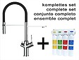 Set complet complet filtre à eau vzfilt0400 + robinet cuisine 3 voies  douche 2 jets art. Vzbf018102 VZBFK18102 - Conforama