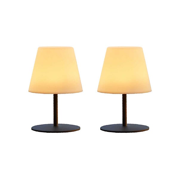 Lot de 2 lampes de table sans fil twins