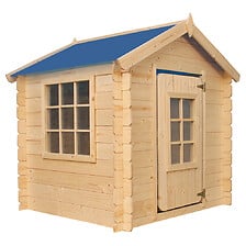TIMBELA Timbela M570M-1 Maison en bois pour enfants - Toit bleu - 111 ...