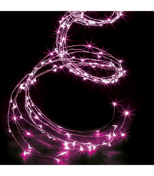 Tube lumineux néon 5 m 600 LED Rose - Guirlandes lumineuses pour