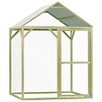 Poulailler En Pin Imprégné 1,5x1,5x1,5 M - Enclos Extérieur Pour Poules, Canards, Petits Animaux