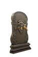 DOMMARTIN - Dosseret de fontaine Titus vieux bronze + robinet colvert - vignette