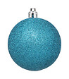 FEERIC LIGHTS & CHRISTMAS - Déco de sapin Lot de 4 Boules de Noël D 8 cm - Turquoise - vignette