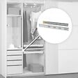 EMUCA - Paire de coulisses pour tiroirs - à billes - 45 x 350 mm - Fermeture amortie - Zingué - vignette