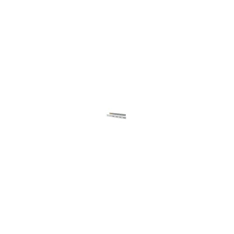 EMUCA - Paire de coulisses pour tiroirs - à billes - 45 x 350 mm - Fermeture amortie - Zingué - large