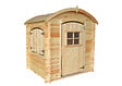 TIMBELA - Timbela M505 Maison en bois pour enfants AVEC PLANCHER - 112x146xH145cm / 1.1m2 - vignette