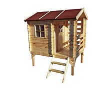 TIMBELA Timbela M501B Maison en bois pour enfants 182x146xH205cm / 1. ...