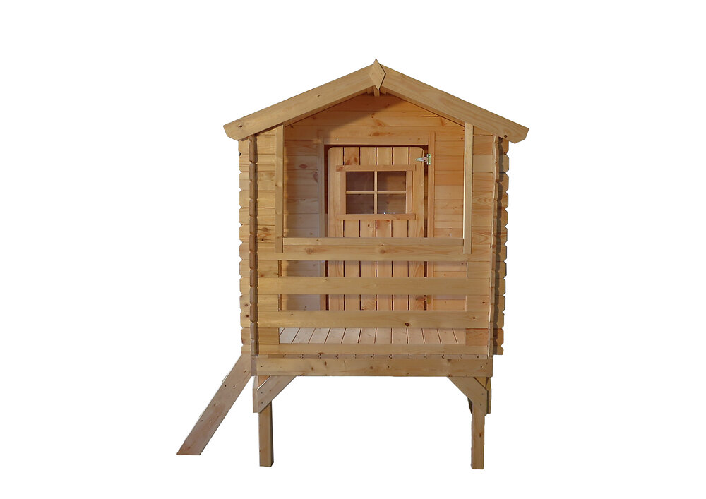 TIMBELA - Timbela M501B Maison en bois pour enfants 182x146xH205cm / 1.1m2 - large