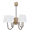 TOSEL - TACKS-LUSTRE - Lustre grappe bois bronze - vignette