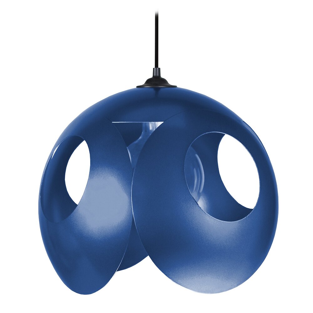 TOSEL - GALACTICA - Suspension globe métal bleu - large