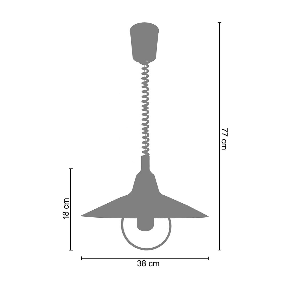 TOSEL - M&B ETOILES - Suspension dôme métal aluminium - large