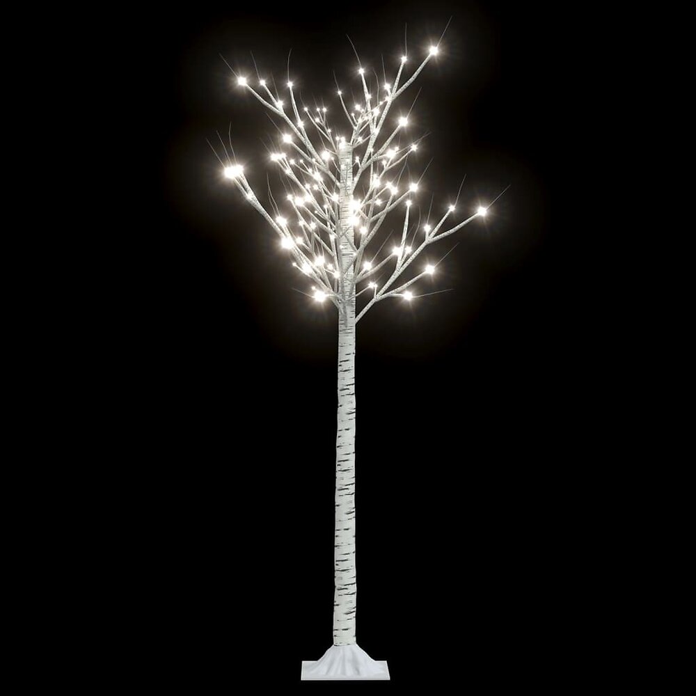 VIDAXL - vidaXL Sapin de Noël 140 LED blanc froid Saule 1,5 m Int/Ext - large
