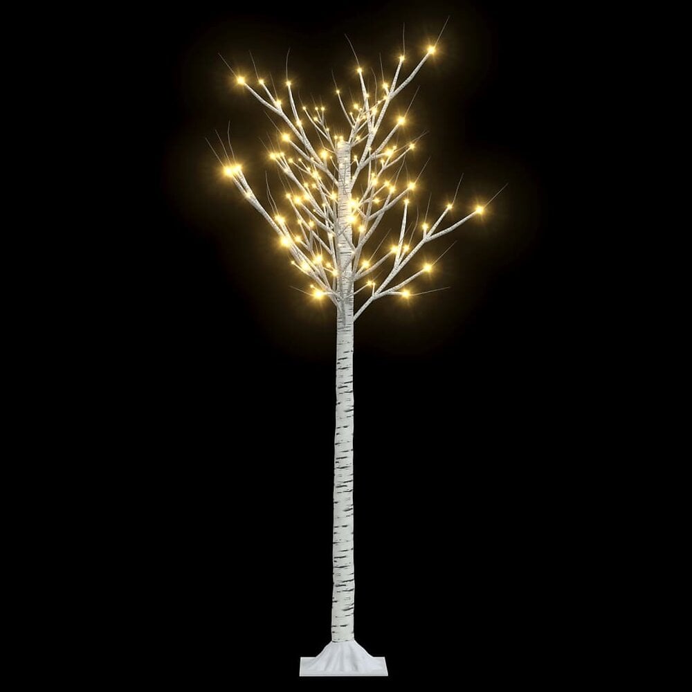 VIDAXL - vidaXL Sapin de Noël 140 LED blanc chaud Saule 1,5 m Int/Ext - large