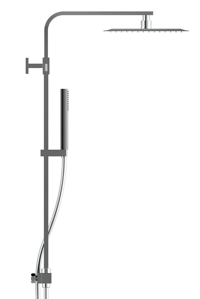 CENTRALE BRICO - Système de douche SUMBA avec mitigeur thermostatique - chromé - large
