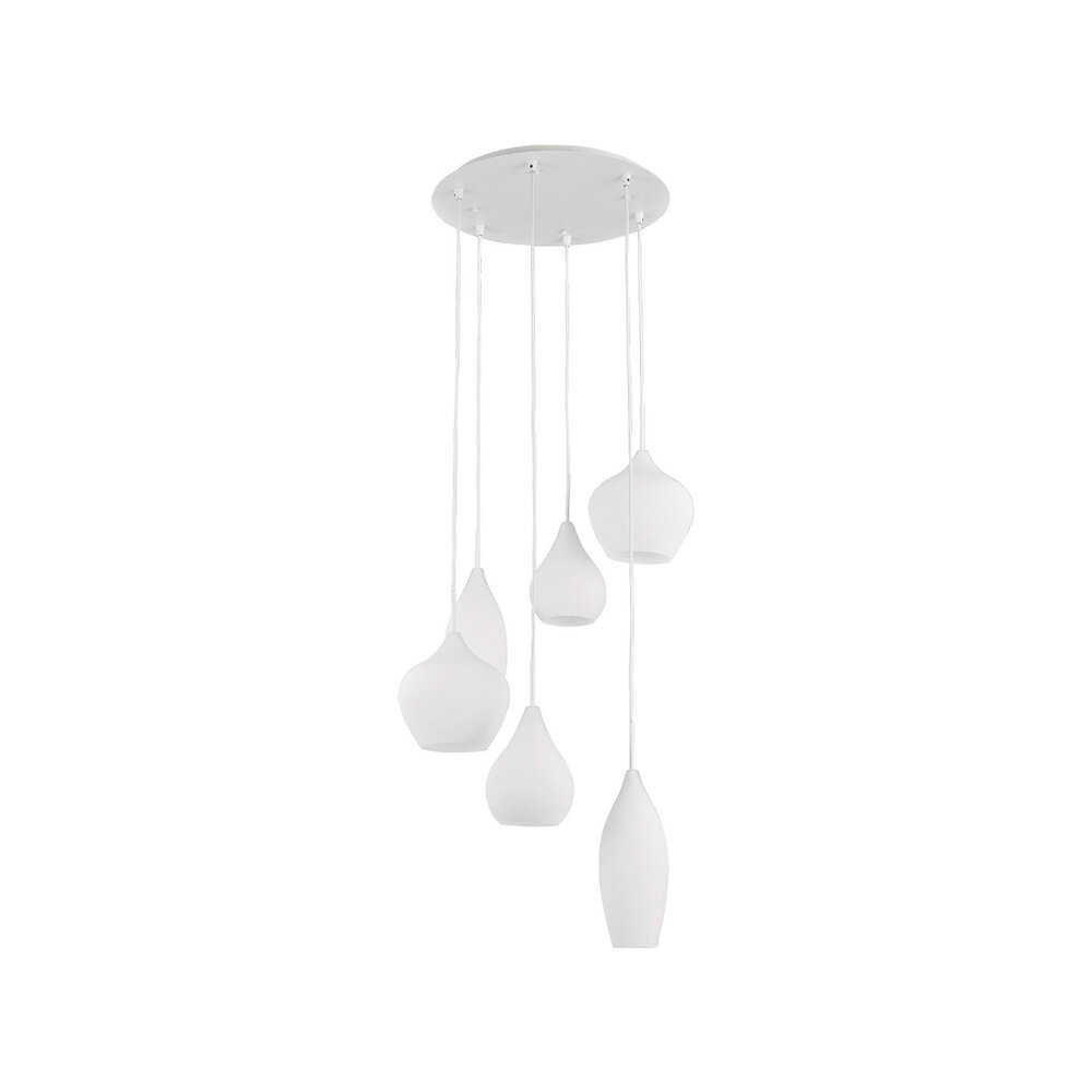 IDEAL LUX - Lampe à suspension soft sp6 bianco - large