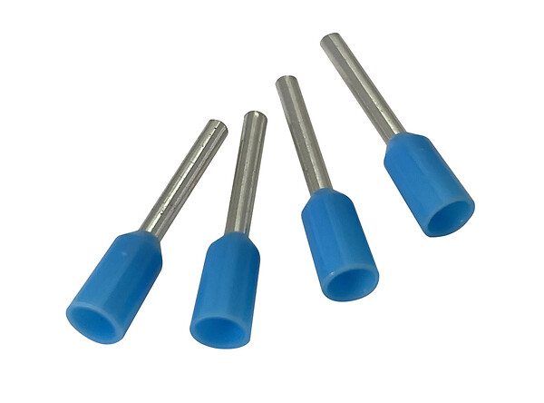TIBELEC - 20 embouts pre-isoles 0,75mm2 bl - large