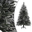VIDAXL - vidaXL Sapin de Noël artificiel à flocons de neige Vert 210 cm PVC/PE - vignette