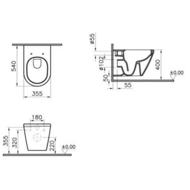 GROHE - Grohe Pack WC Bâti Rapid SL + WC sans bride Integra + Abattant softclose + Plaque chrome - large