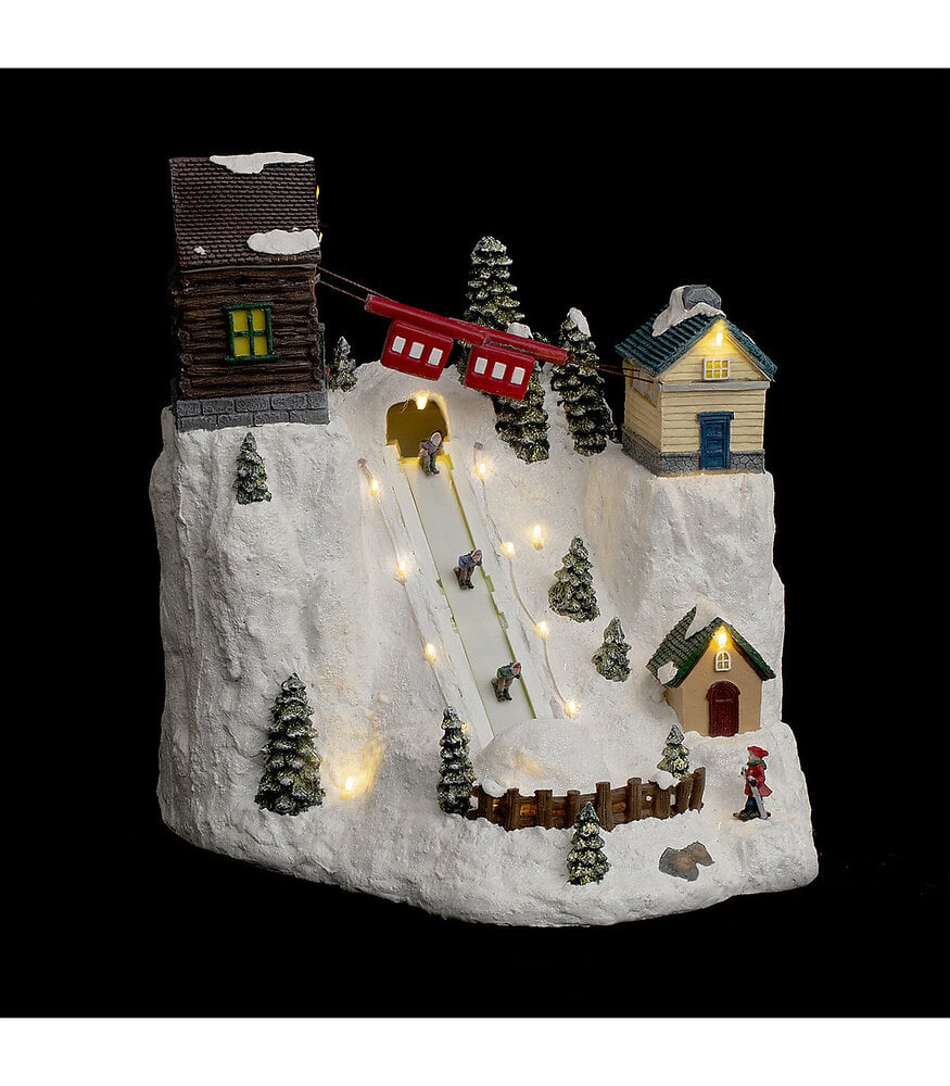 FEERIC LIGHTS & CHRISTMAS - Village de Noël lumineux, animé et musical Piste de Ski et Téléphérique - large